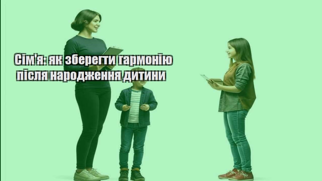 Сім’я: як зберегти гармонію після народження дитини