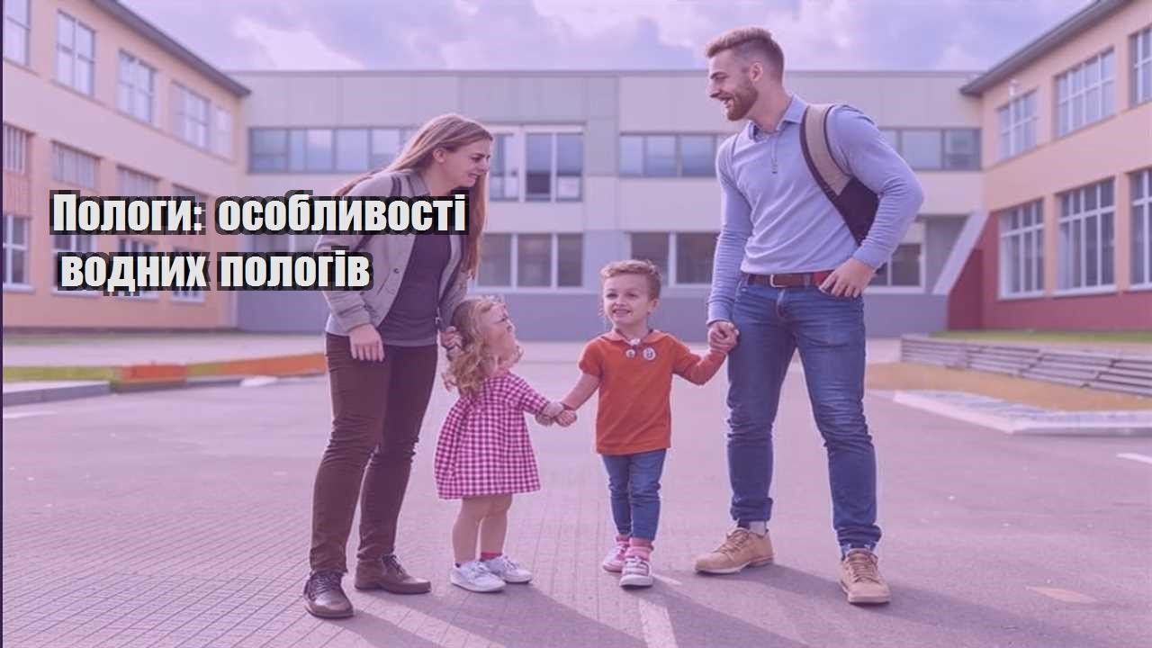 pology osoblyvosti vodnyh pologiv