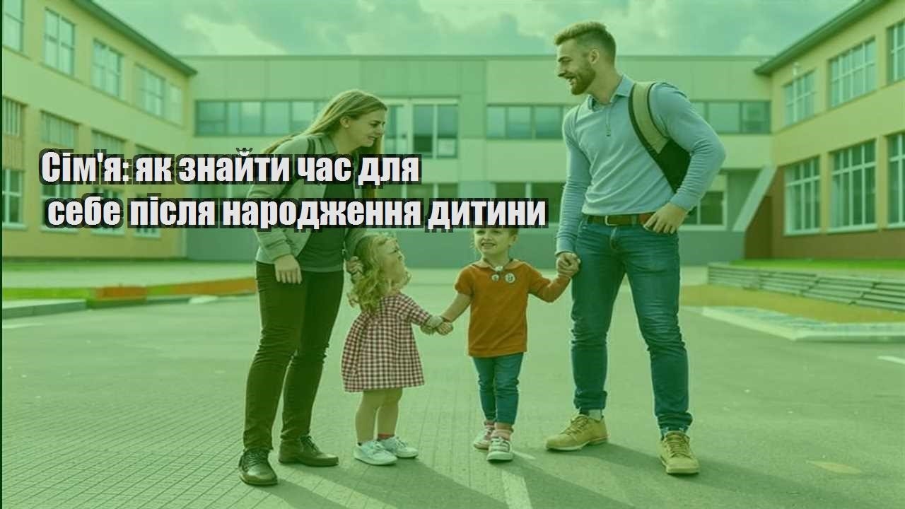 Сім’я: як знайти час для себе після народження дитини