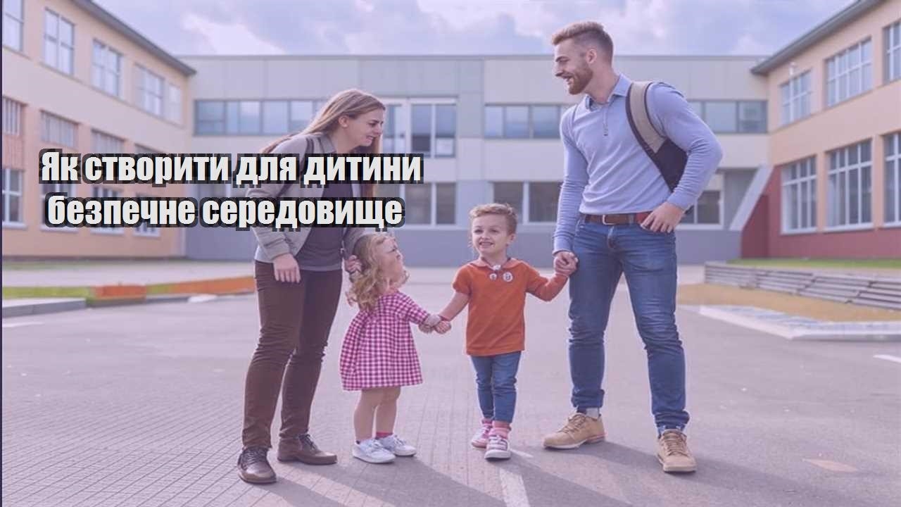 yak stvoryty dlya dytyny bezpechne seredovyshhe