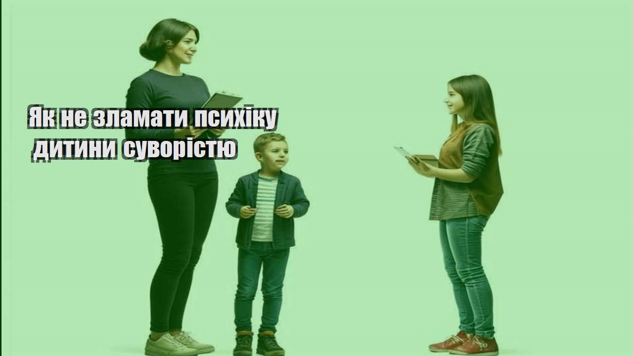 yak ne zlamaty psyhiku dytyny suvoristyu
