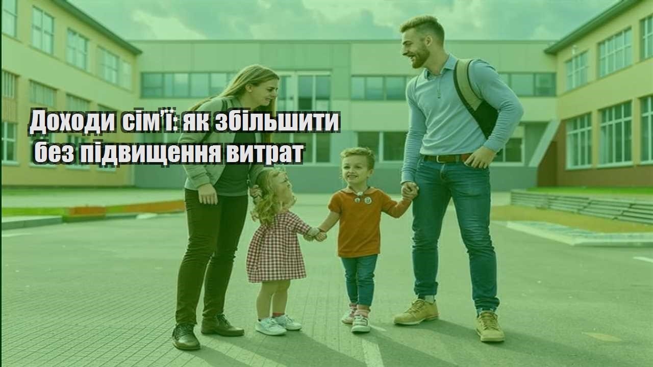 Доходи сім’ї: як збільшити без підвищення витрат