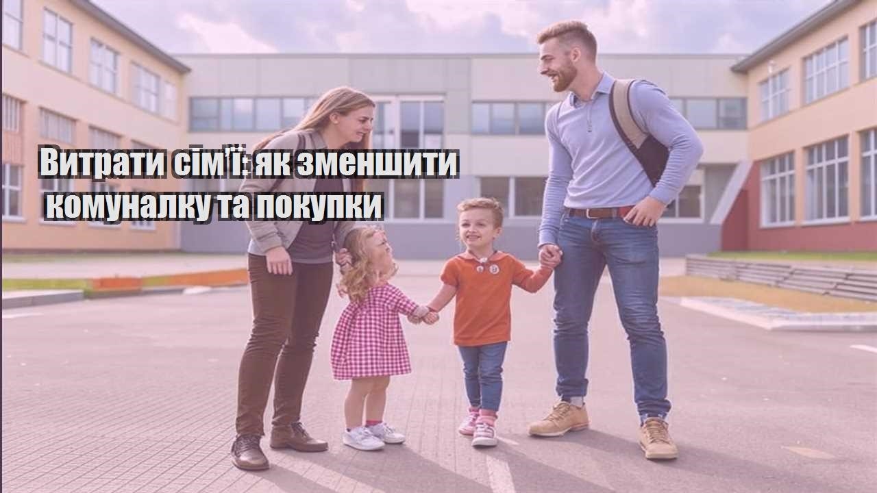 Витрати сім’ї: як зменшити комуналку та покупки