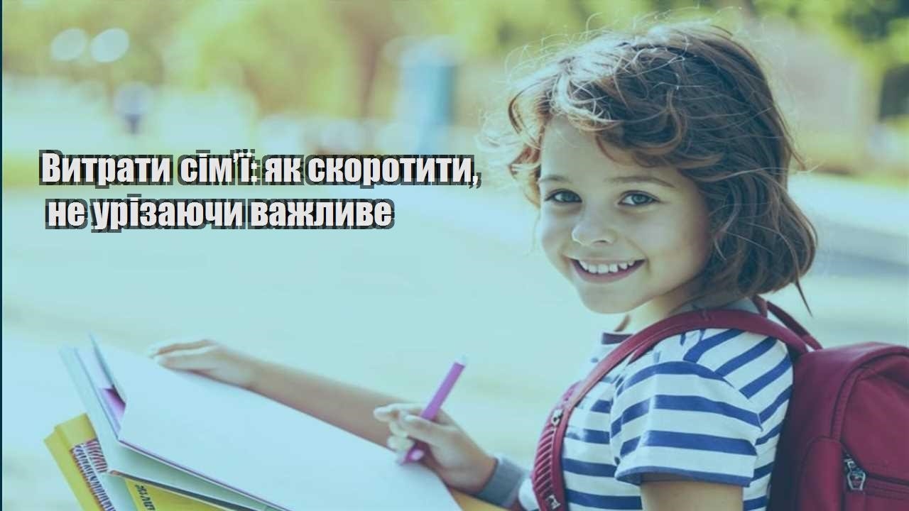 Витрати сім’ї: як скоротити, не урізаючи важливе