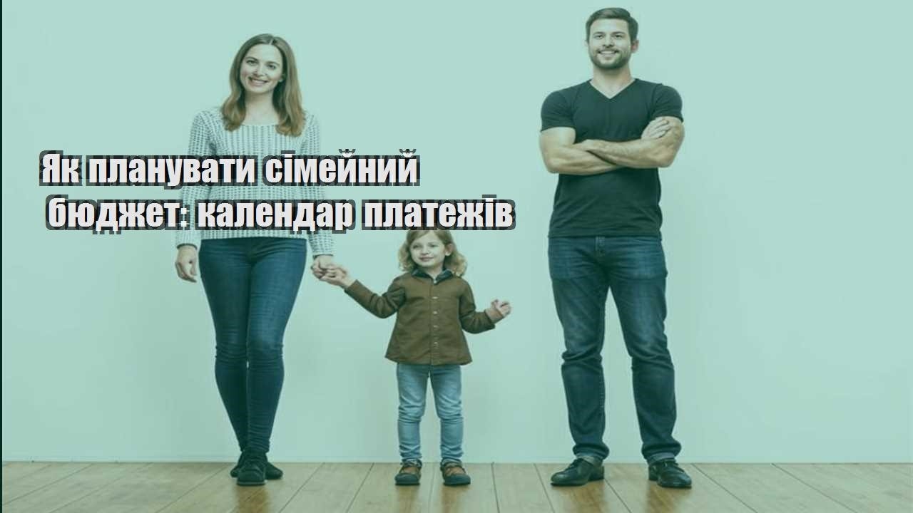 Як планувати сімейний бюджет: календар платежів