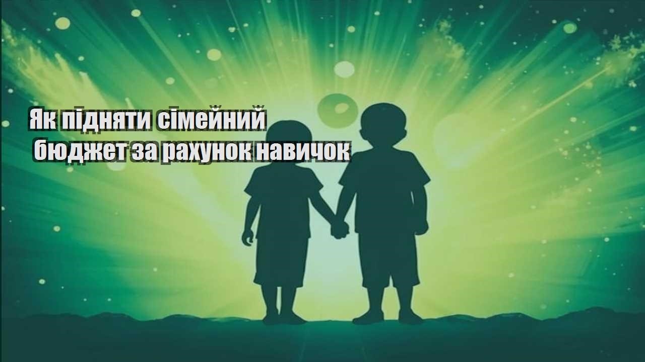 yak pidnyaty simejnyj byudzhet za rahunok navychok