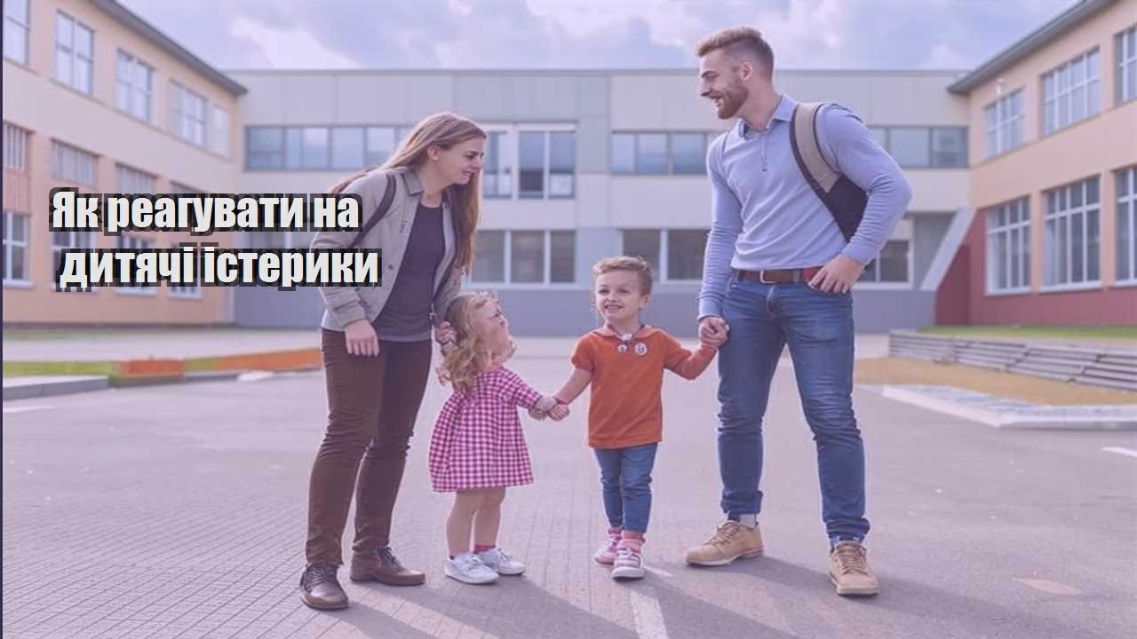 yak reaguvaty na dytyachi isteryky